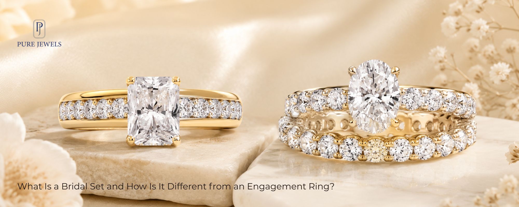 Bridal set vs Engagement ring  